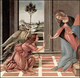 Дыханье музыки. Ave Maria. Благовещение. Сандро Боттичелли.