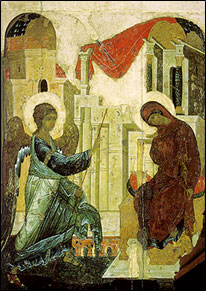 Дыханье музыки. Ave Maria. Благовещение. Андрей Рублев.